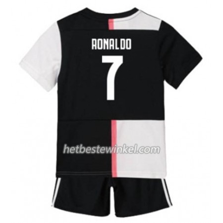 Juventus Cristiano Ronaldo 7 Kind Voetbaltenues Thuis 2019/20 - SS (+ Korte broeken)
